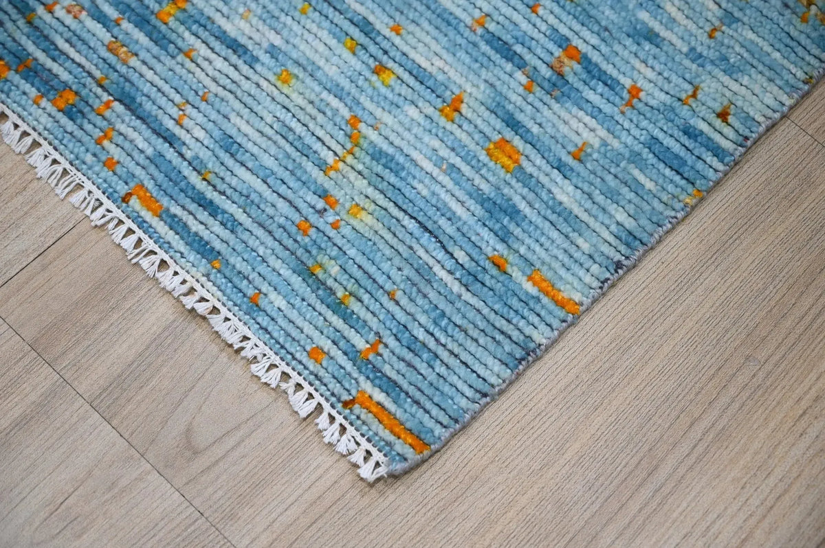 Durva Wool & Silk SC-125 Blue Rug