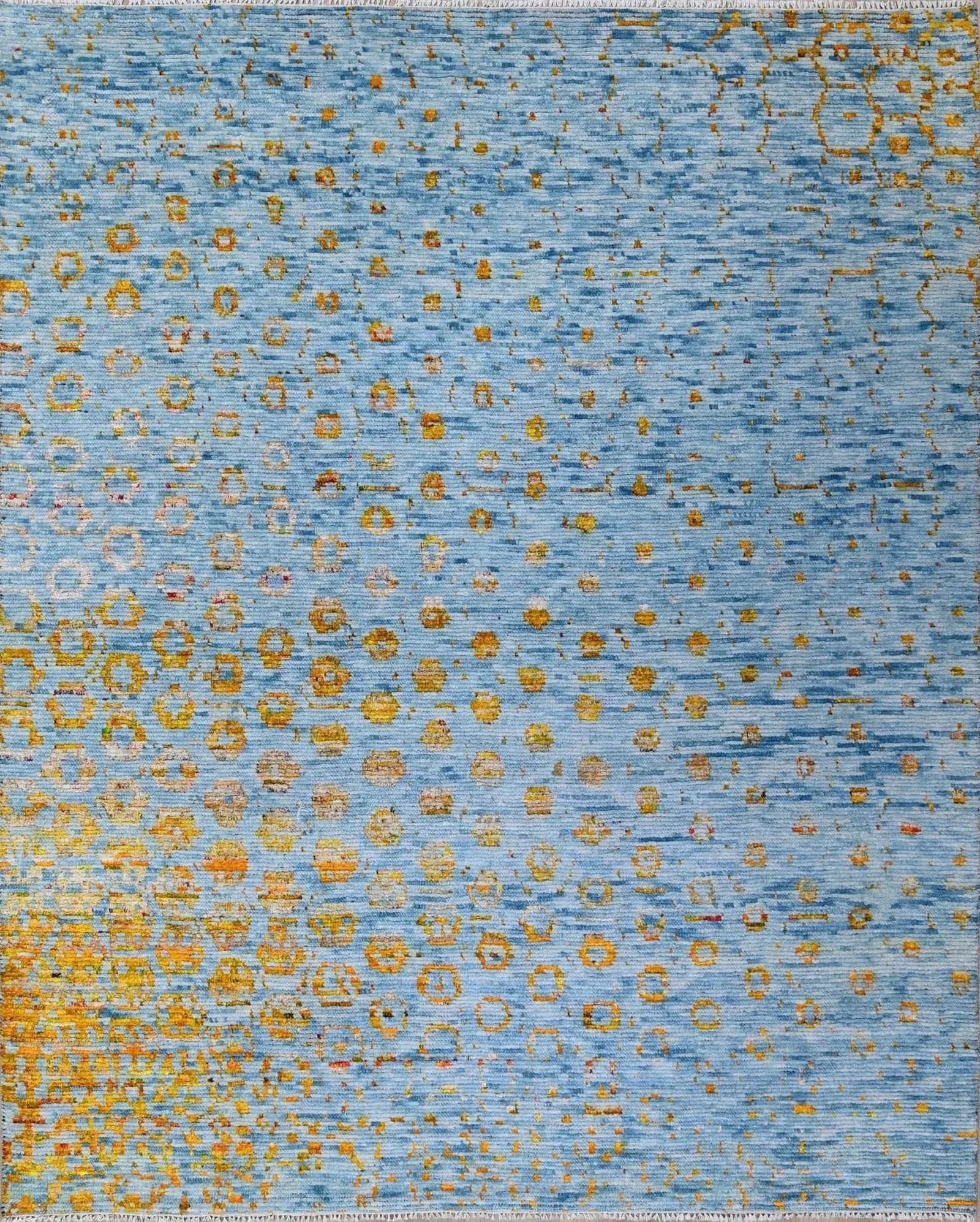 Durva Wool & Silk SC-125 Blue Rug