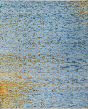 Durva Wool & Silk SC-125 Blue Rug