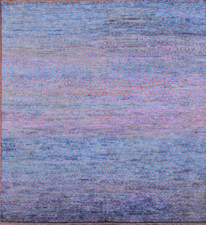 Durva Wool & Silk SC-27B Blue Rug