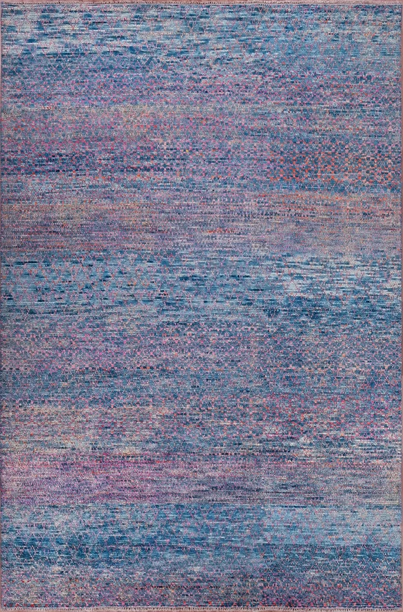 Durva Wool & Silk SC-27B Blue Rug