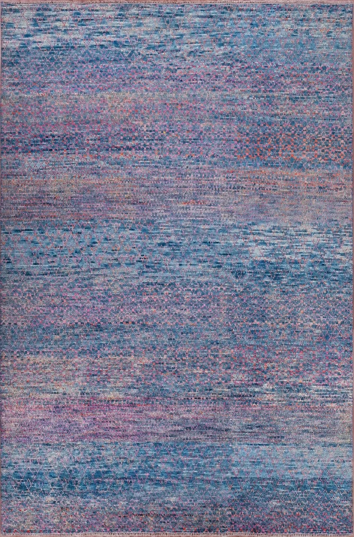 Durva Wool & Silk SC-27B Blue Rug