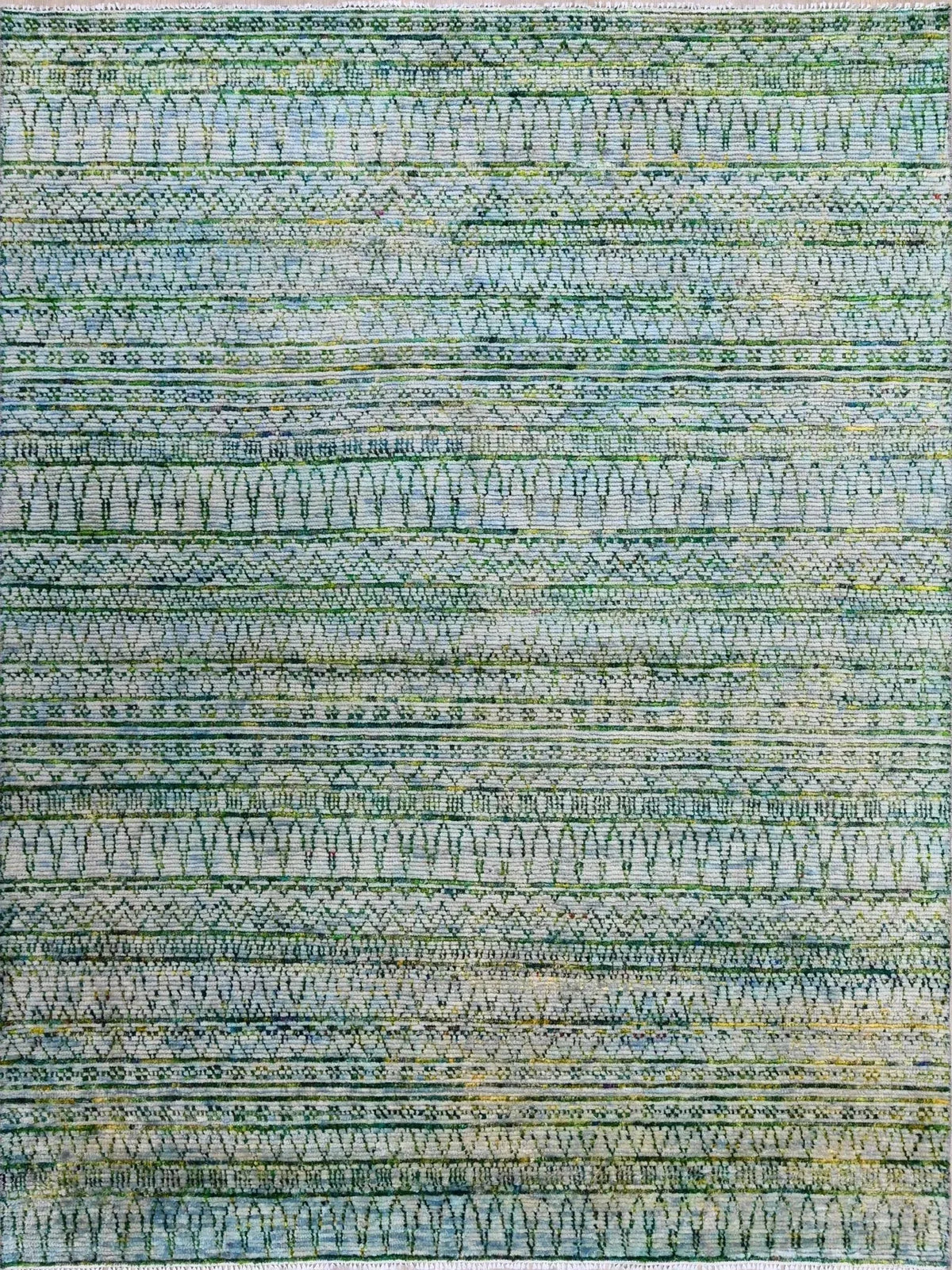 Durva Wool & Silk SC-29B Blue Rug