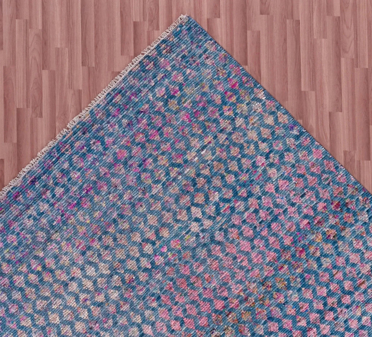 Durva Wool & Silk SC-30A Blue Rug