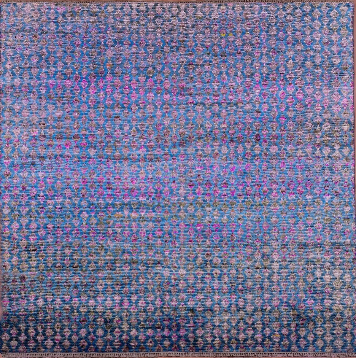 Durva Wool & Silk SC-30A Blue Rug