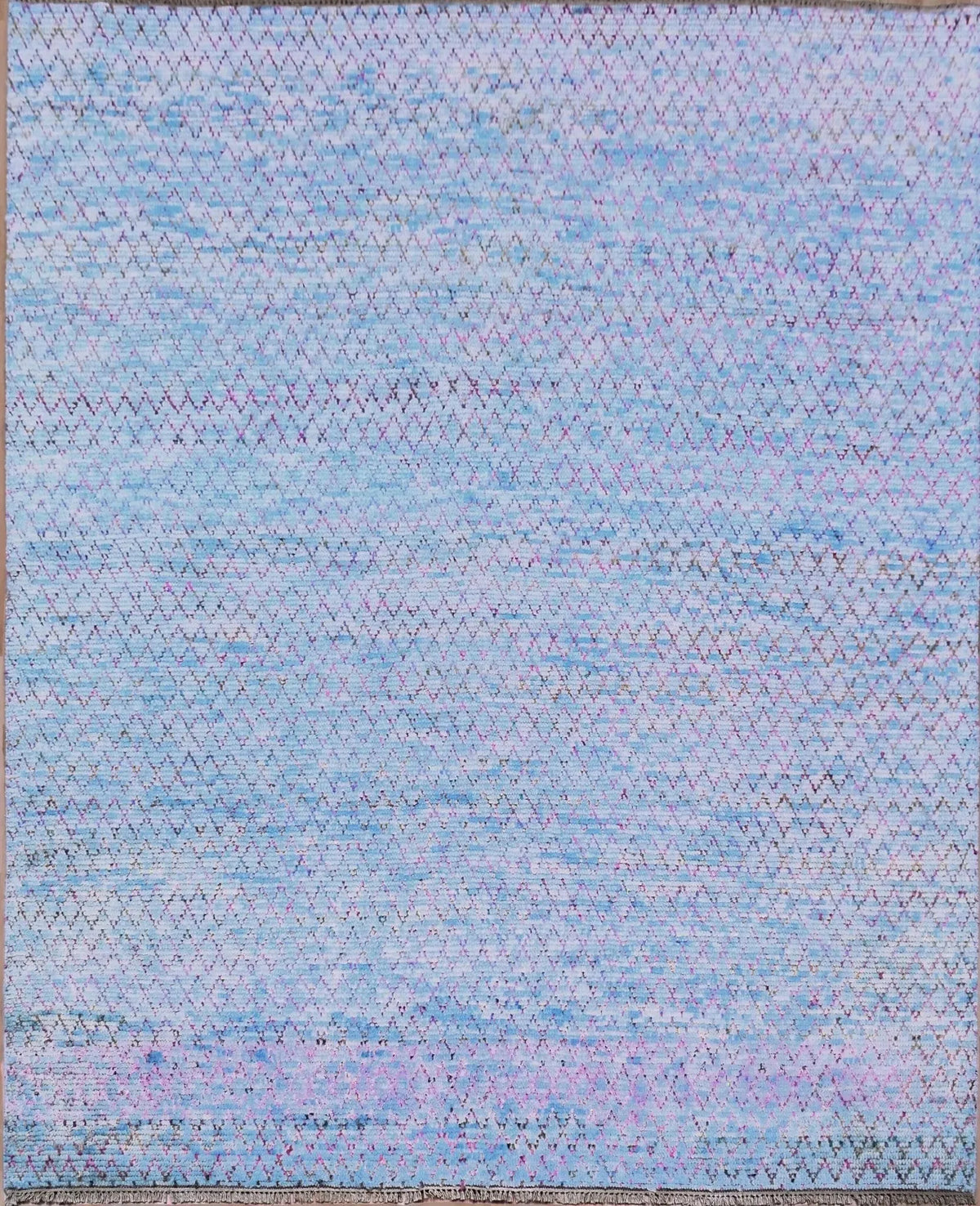 Durva Wool & Silk SC-30B Teal Rug