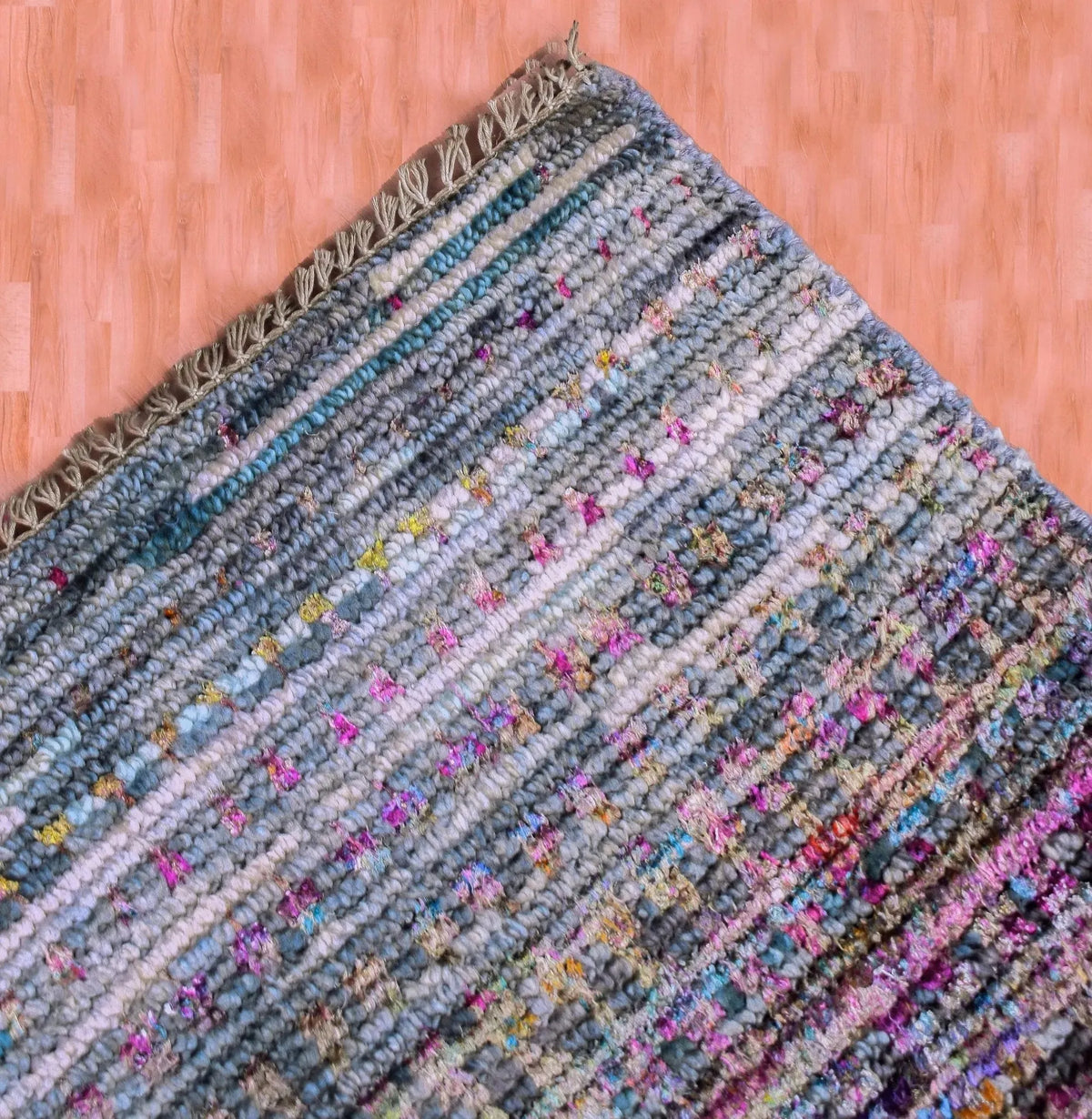 Durva Wool & Silk SC-52G Blue Rug