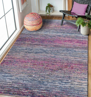 Durva Wool & Silk SC-52G Blue Rug