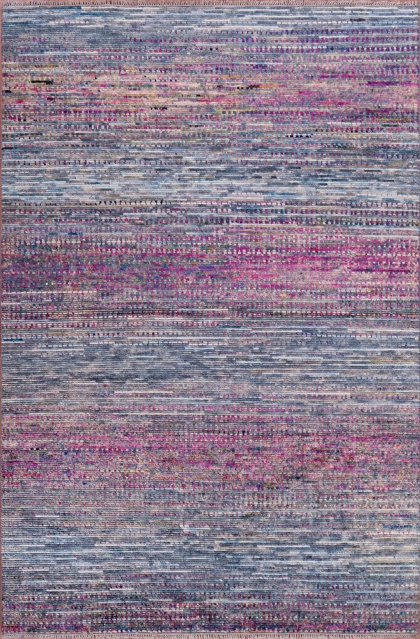 Durva Wool & Silk SC-52G Blue Rug