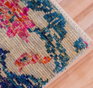 Durva Wool & Silk SC-71 White Rug