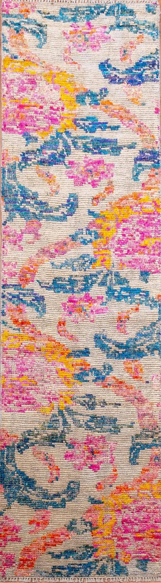 Durva Wool & Silk SC-71 White Rug