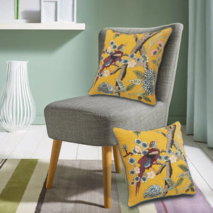 Dynasty Lr07494 Yellow/Multi Pillow