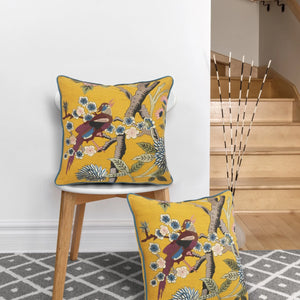 Dynasty Lr07494 Yellow/Multi Pillow