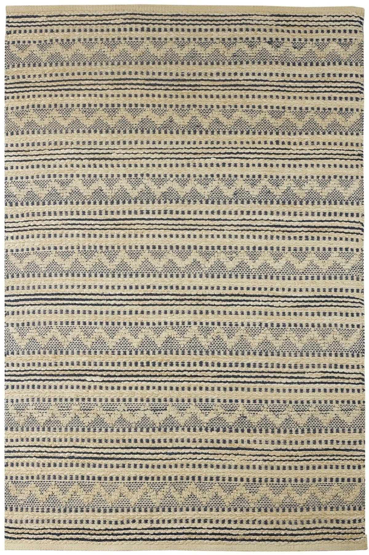 Earth Lr81895 Navy/Off-White Rug