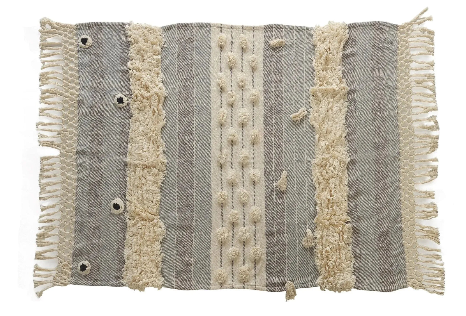 Eclectic Overtufted LR80165 Throw Blanket