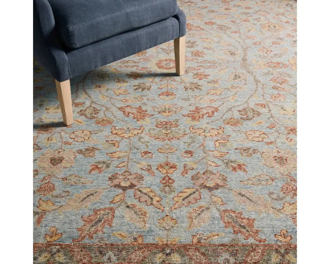 Eden EDE03 Blue/Brown Rug