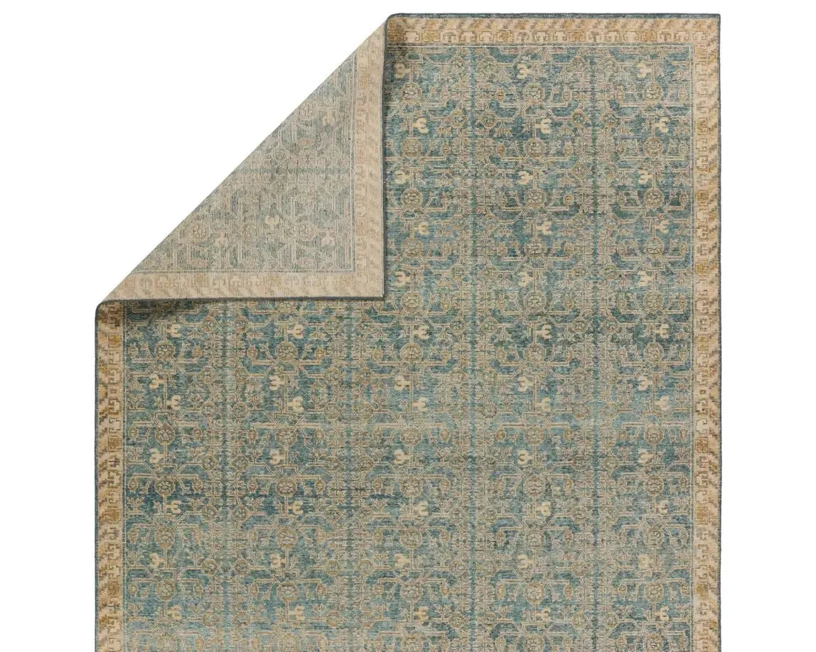 Eden EDE13 Blue/Brown Rug