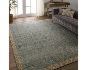 Eden EDE13 Blue/Brown Rug