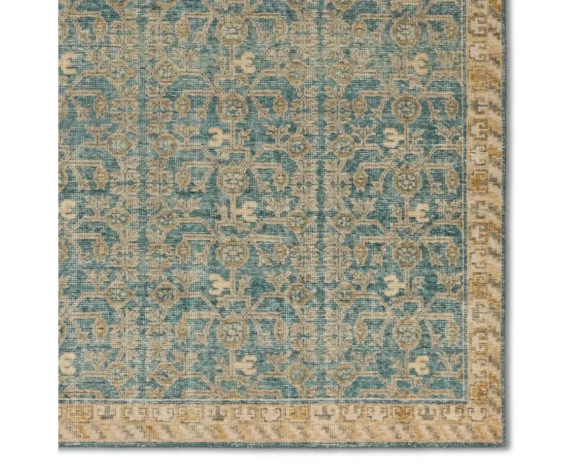 Eden EDE13 Blue/Brown Rug