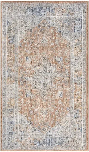 Elegant Heirlooms ELH01 Blue/Multi Area Rug