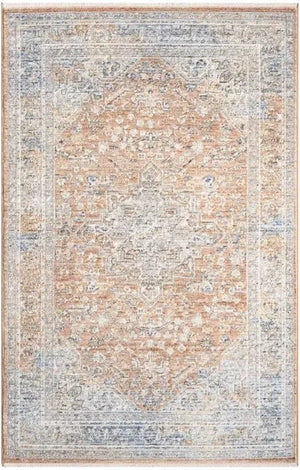 Elegant Heirlooms ELH01 Blue/Multi Area Rug