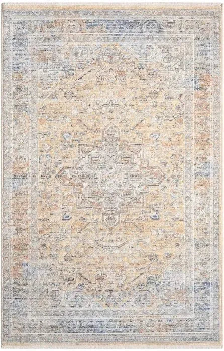 Elegant Heirlooms ELH01 Grey/Gold Area Rug