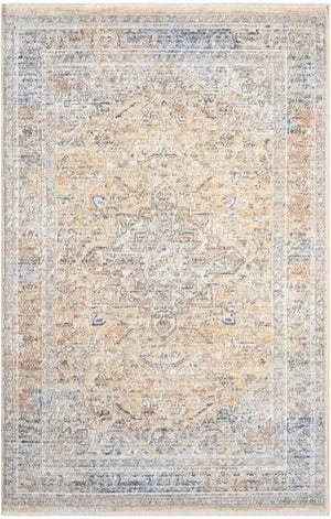 Elegant Heirlooms ELH01 Grey/Gold Area Rug