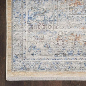 Elegant Heirlooms ELH01 Grey/Gold Area Rug