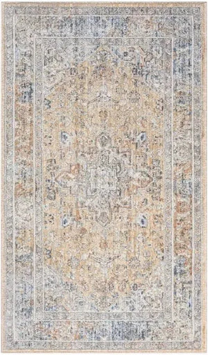 Elegant Heirlooms ELH01 Grey/Gold Area Rug
