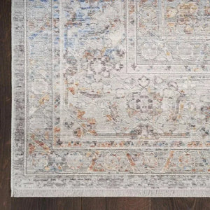Elegant Heirlooms ELH01 Ivory/Blue Area Rug