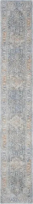 Elegant Heirlooms ELH01 Ivory/Blue Area Rug
