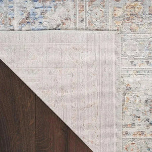 Elegant Heirlooms ELH01 Ivory/Blue Area Rug