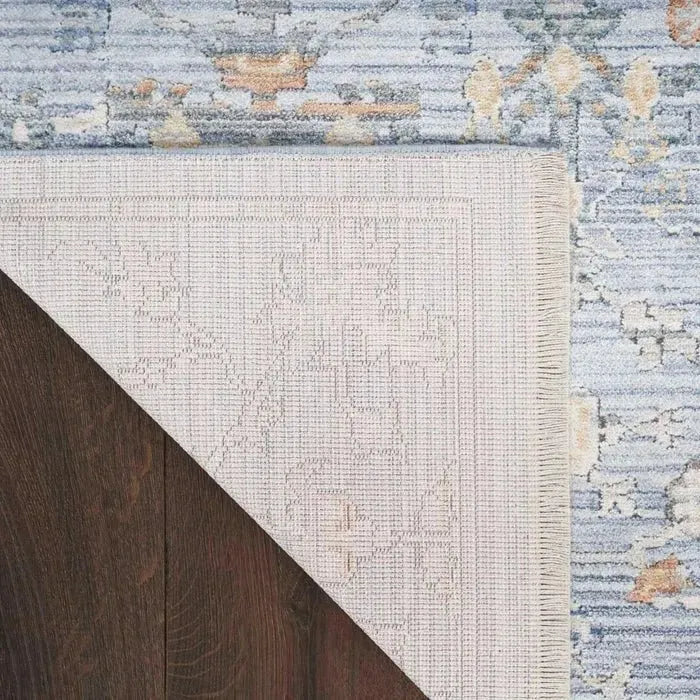 Elegant Heirlooms ELH02 Blue/Ivory Area Rug