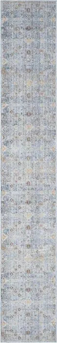 Elegant Heirlooms ELH02 Blue/Ivory Area Rug