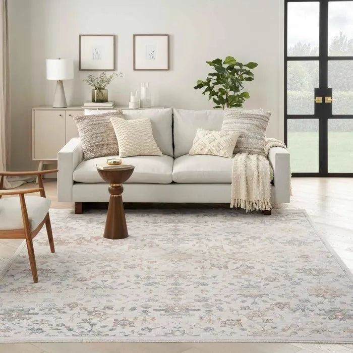 Elegant Heirlooms ELH02 Ivory/Grey Area Rug