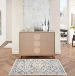 Elegant Heirlooms ELH02 Ivory/Grey Area Rug