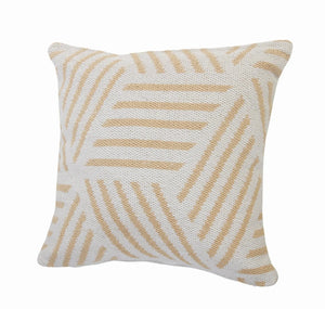 Elemental Lr07551 Tan/White Pillow