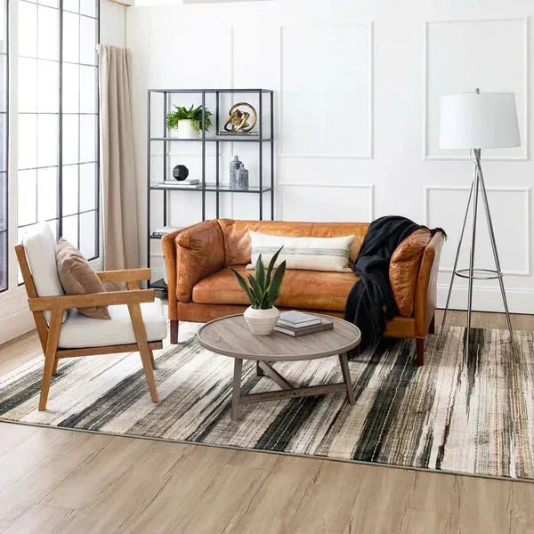 Elements 92505 80251 Brim Dark Linen Rug