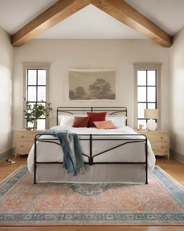 Elise ELI-01 Coral/Blue Rug