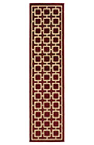Ella 3885A Red Beige Rug