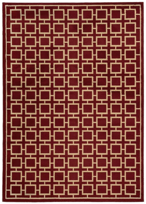 Ella 3885A Red Beige Rug