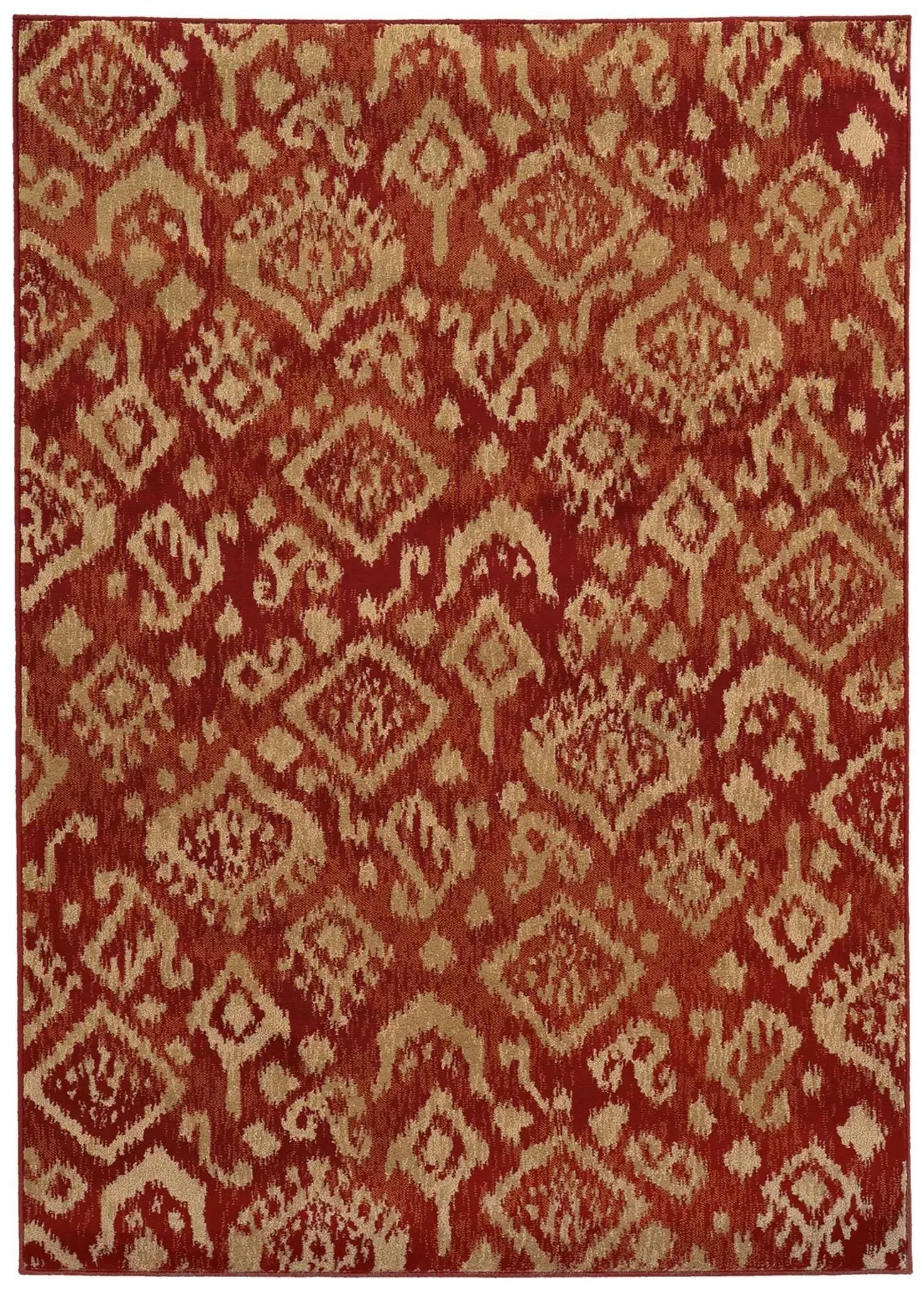 Ella 5113D Red Beige Rug