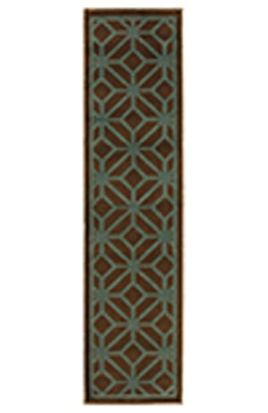 Ella 5188D Brown Blue Rug