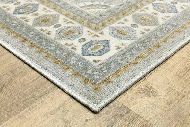 Ellington ELL02 Grey/Blue Rug