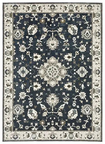 Ellington ELL08 Beige/Blue Rug
