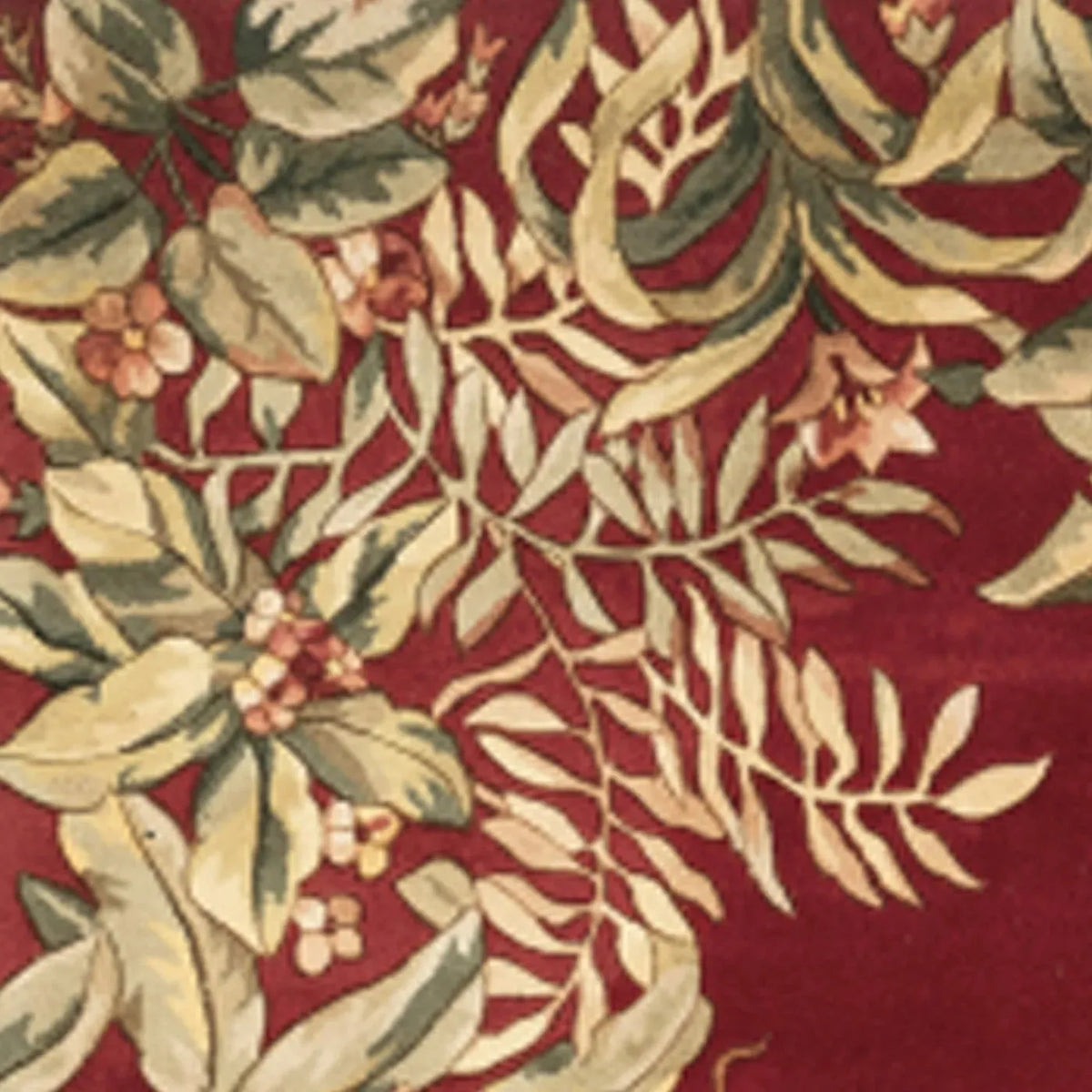Emerald 9017 Tropical Border Ruby Rug