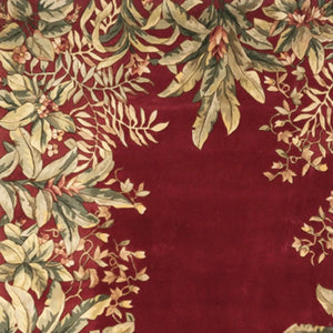 Emerald 9017 Tropical Border Ruby Rug