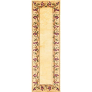 Emerald 9058 Grapes Border Ivory Rug