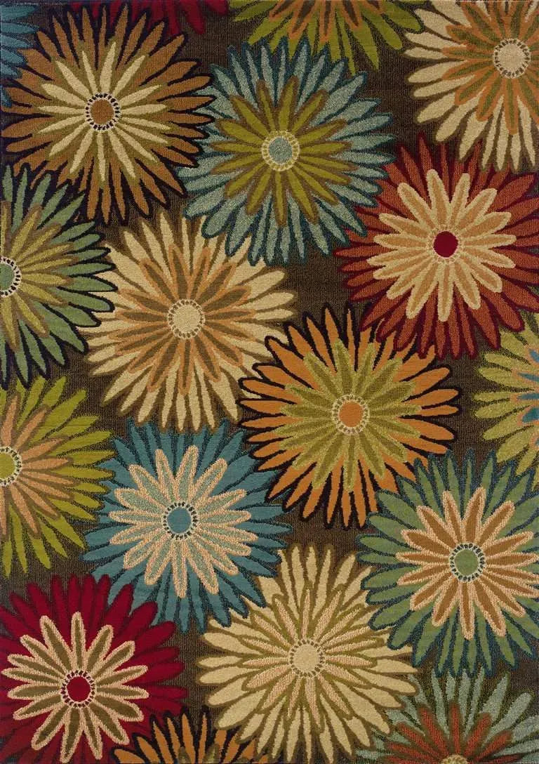 Emerson 2820A Brown/ Beige Rug