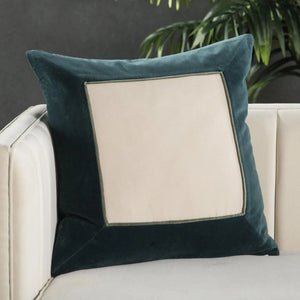 Emerson Ems01 Hendrix Teal Cream Pillow